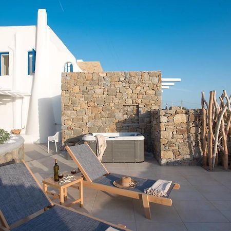 Gorgeous Studio In Cycladic Architecture Overlooking The Aegean Apartman Hulákia Kültér fotó
